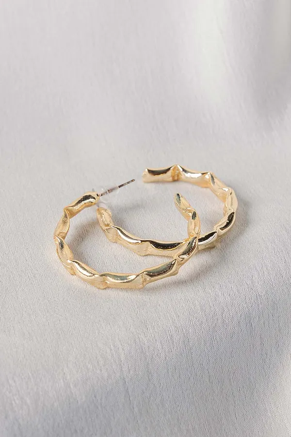 C Hoop Earrings