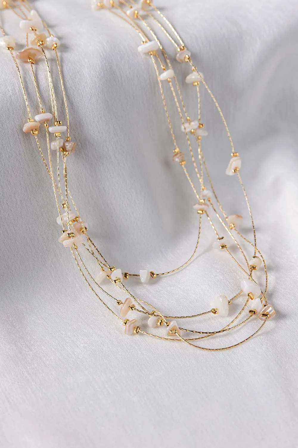 Multi Layer Beaded Necklace
