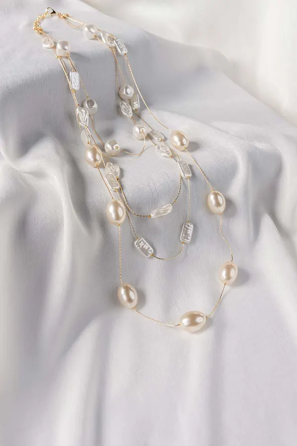 Multi Layer Beaded Necklace